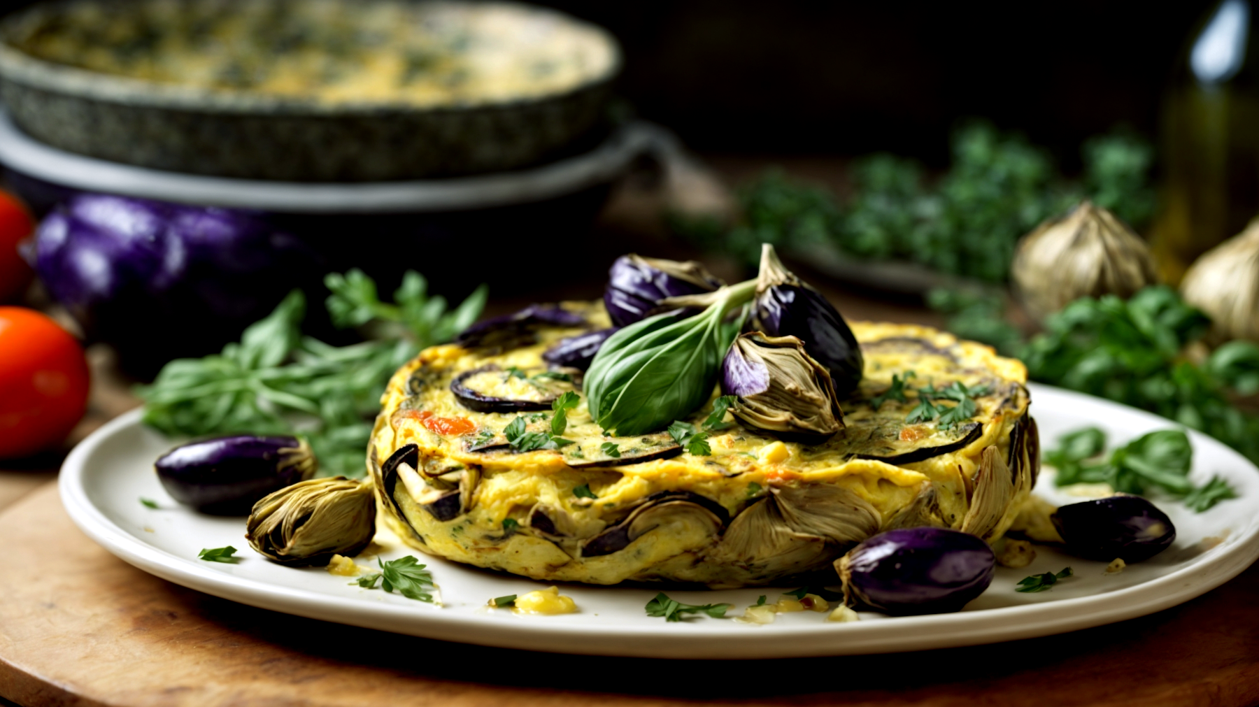 Melanzane carciofi frittata"