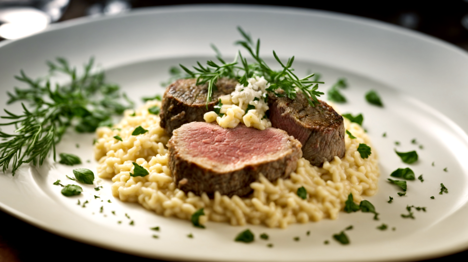 Risotto agnello finocchio"