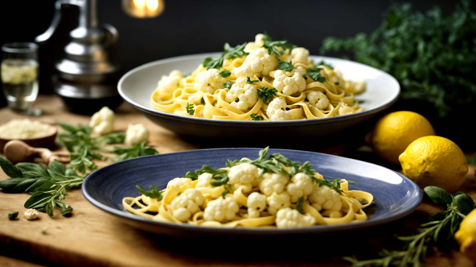 Tagliatelle limone cavolfiore"