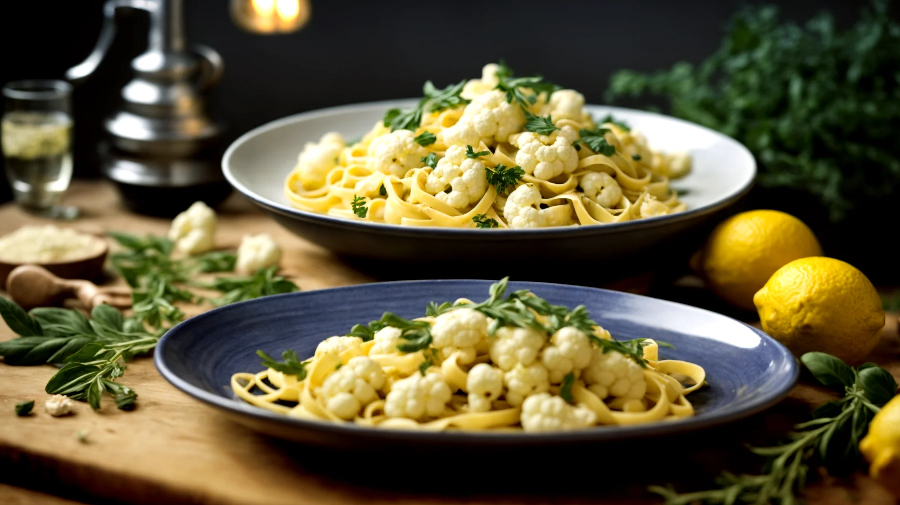 Tagliatelle limone cavolfiore"