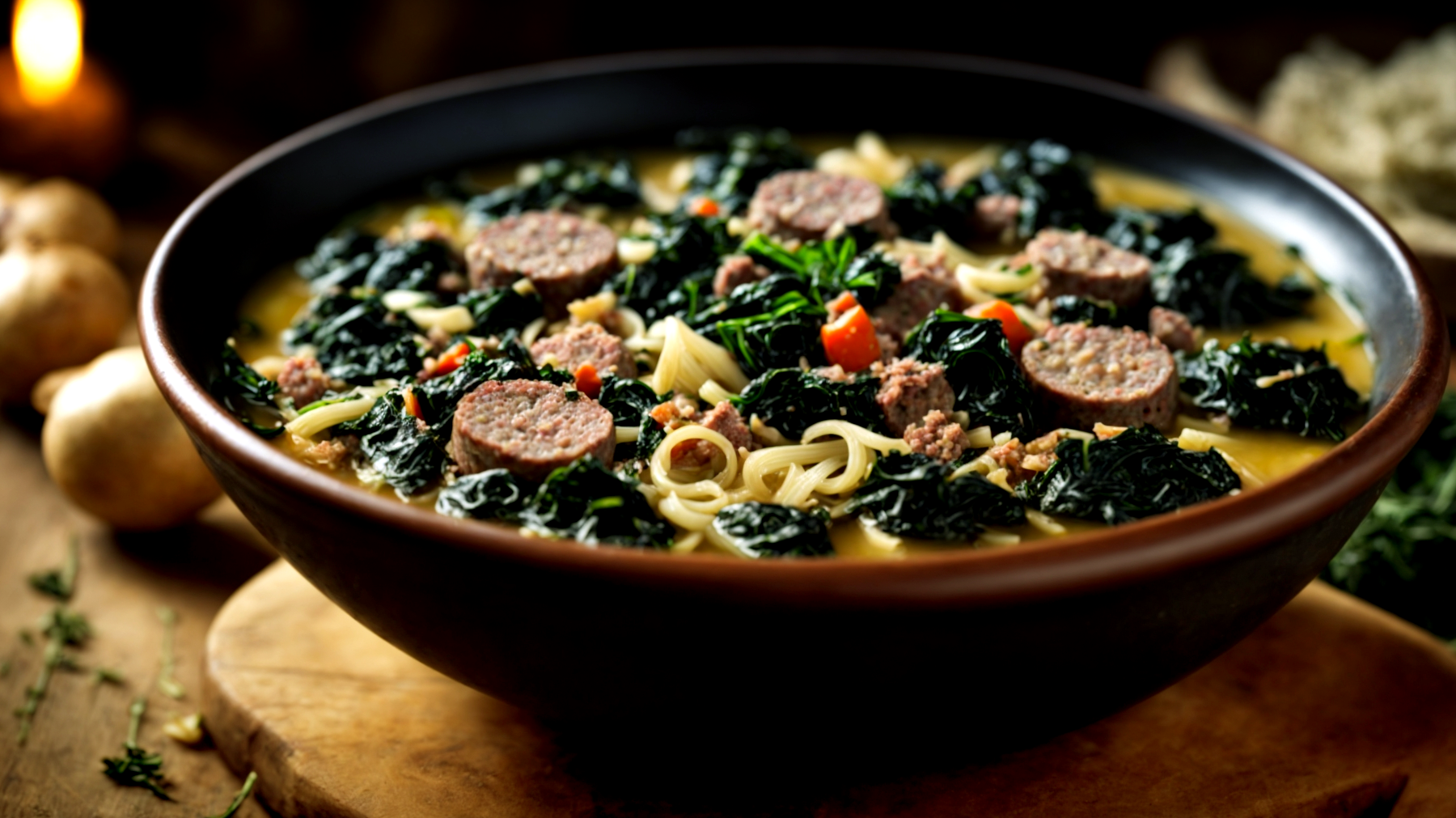 salsiccia toscana cavolo nero cipolla"