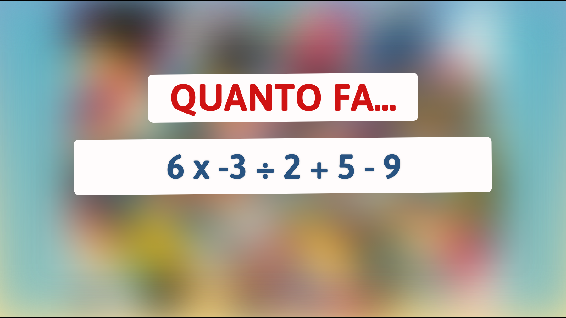 \"Solo il 10% delle Persone Riesce a Risolvere Questo Semplice Indovinello Matematico: Sei Tra Loro?\""