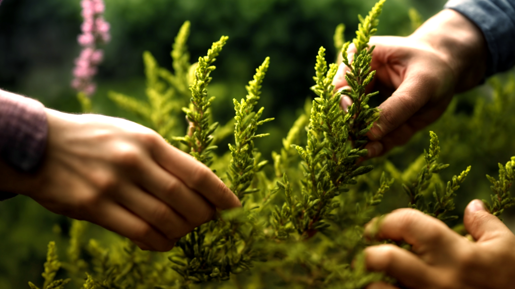 Calluna fiori arbusto sempreverde"