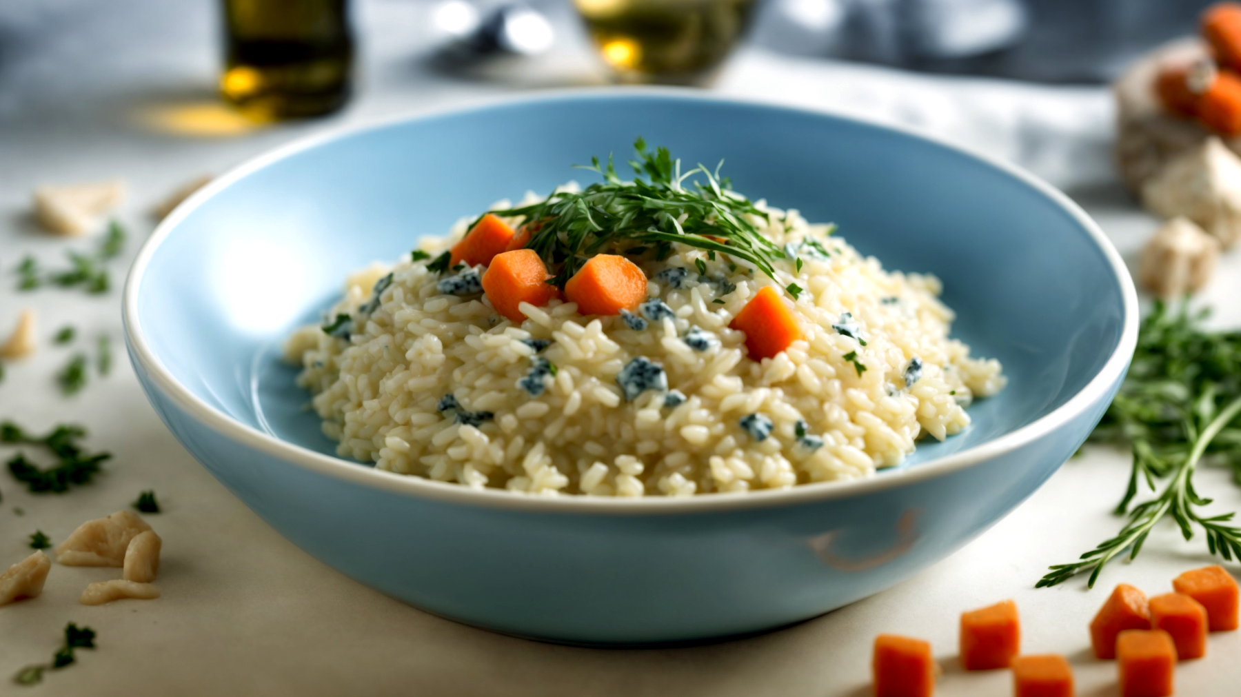 Risotto Gorgonzola Carote"