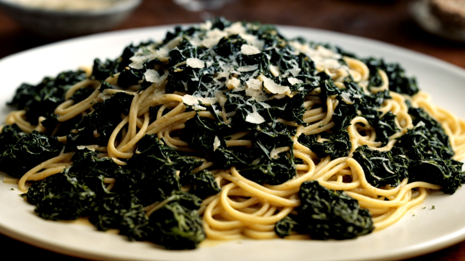 Spaghetti cavolo nero burro"