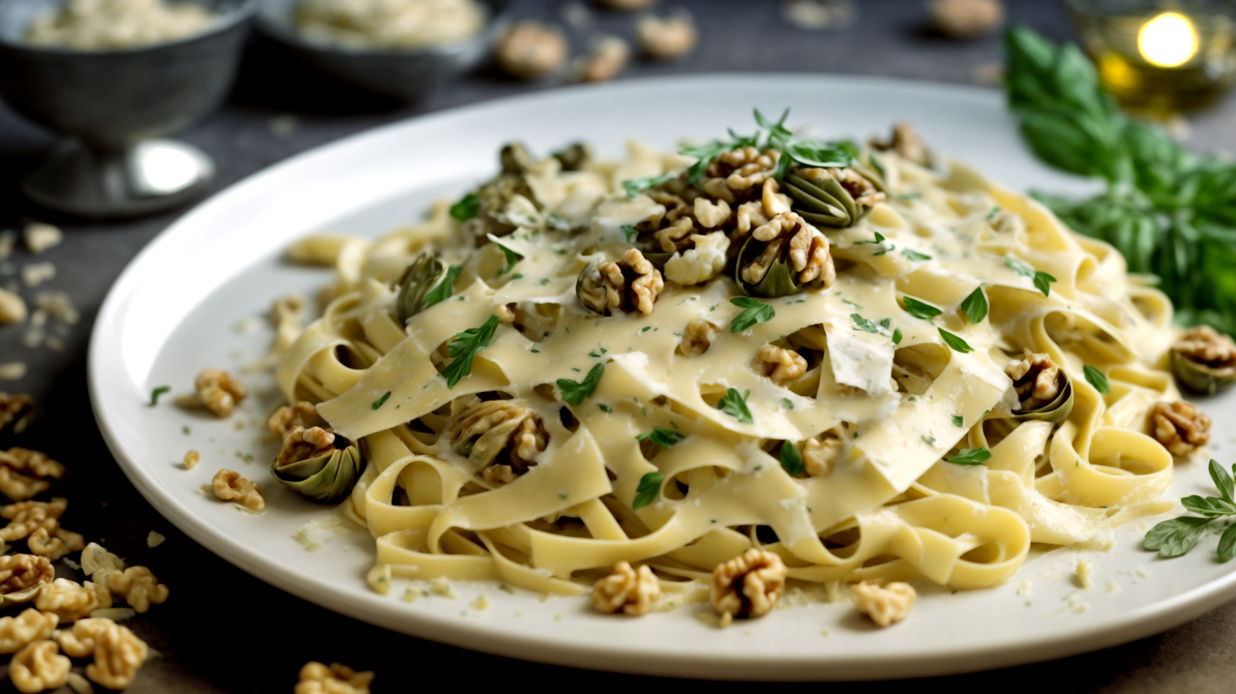mare colline pasta linguine"