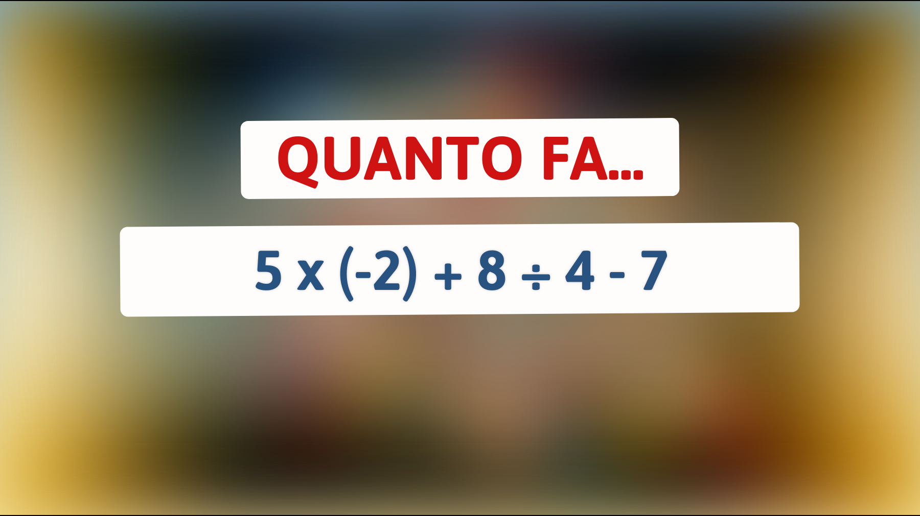 Scopri la soluzione a questo rompicapo matematico che solo le menti più brillanti sanno risolvere!"