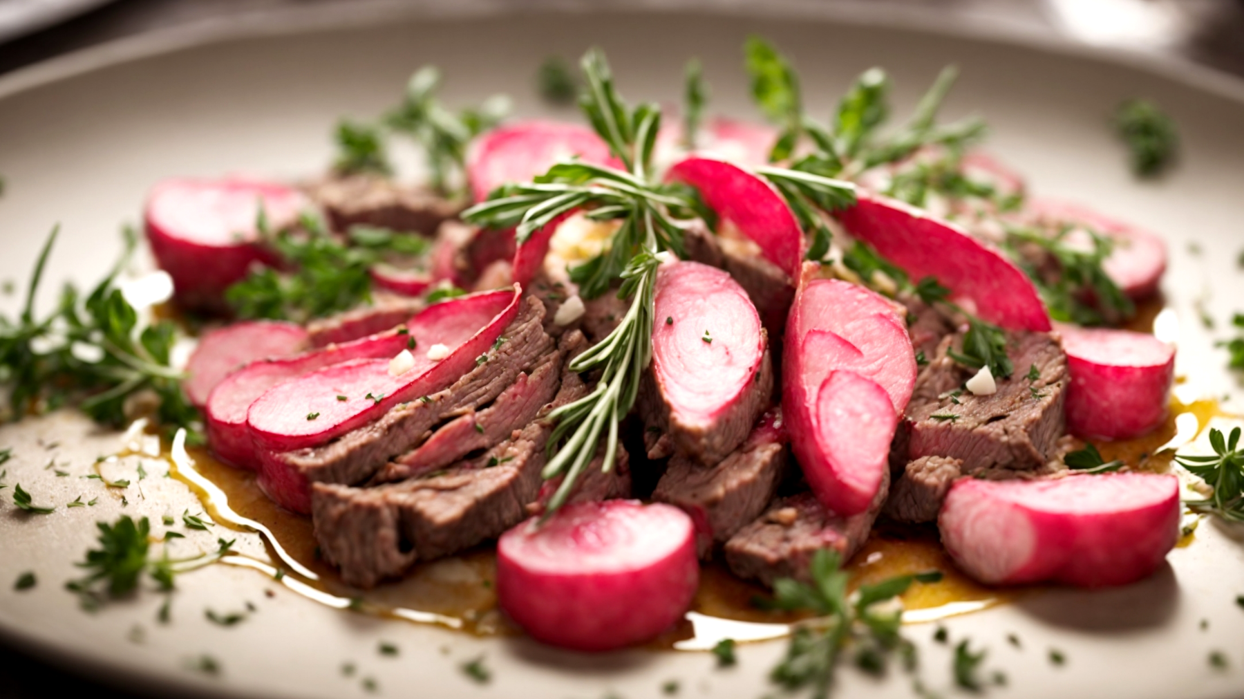Tagliata Primavera ravanelli rosmarino"