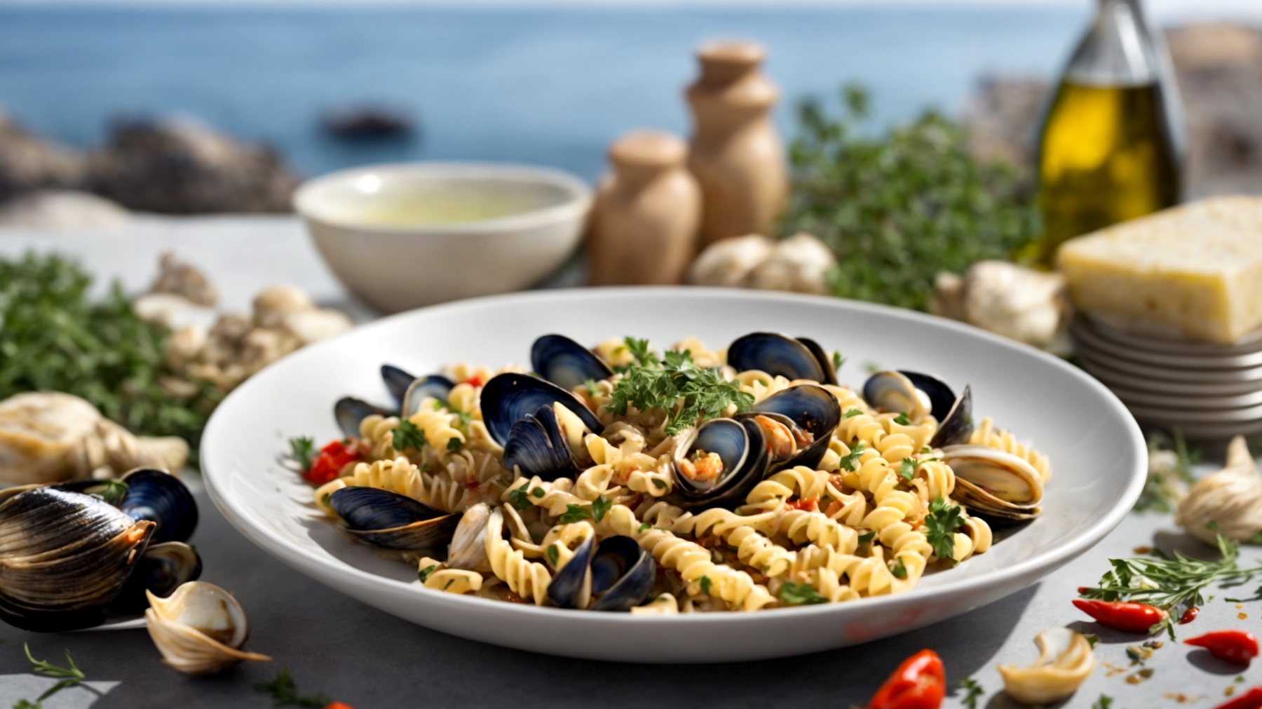 fusilli cozze carciofi"
